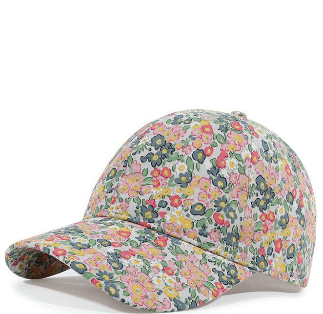 Wholesale_Printed_FLORAL_Basketball_Cap_WOMEN_GIRL_HAT_VENDOR