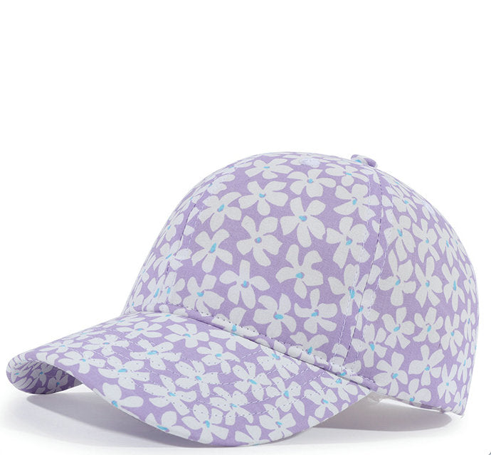 Wholesale_Printed_FLORAL_Basketball_Cap_WOMEN_GIRL_HAT_VENDOR