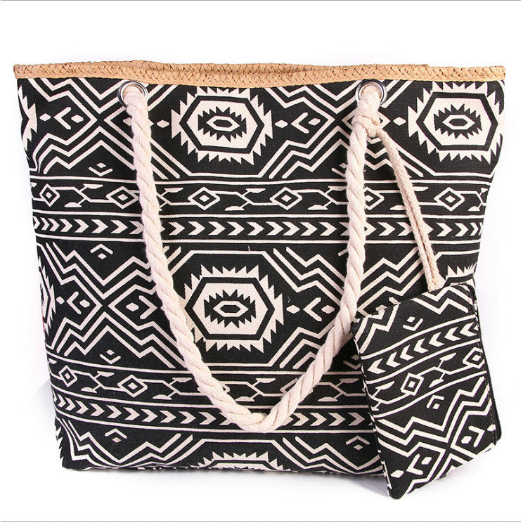 Canvas Beach Tote Bags Wholesale