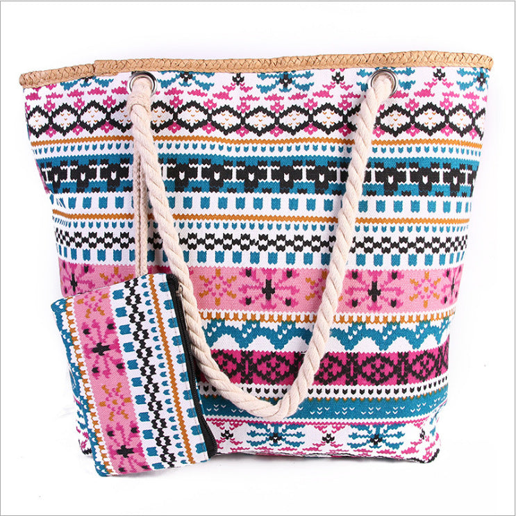Canvas Beach Tote Bags Wholesale