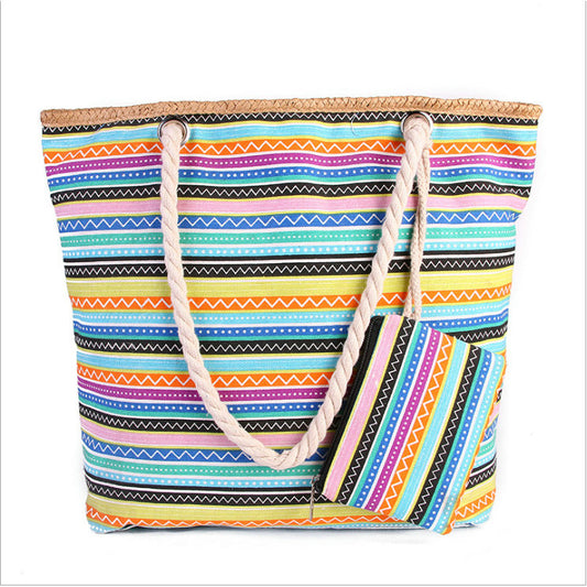 Canvas Beach Tote Bags Wholesale