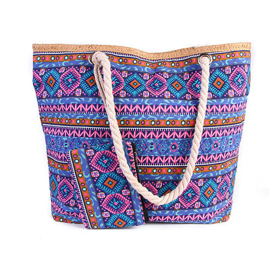 Canvas Beach Tote Bags Wholesale