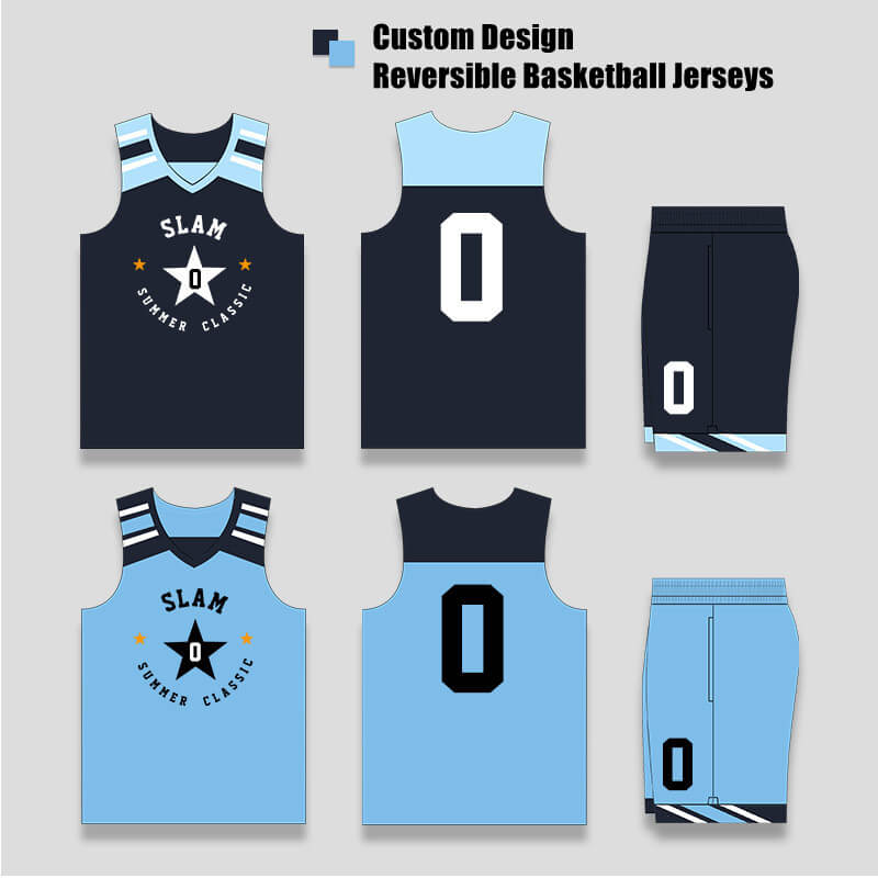 Bulk Custom Design Reversible Basketball Jerseys