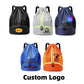 Basketball Drawstring Backpack with Wet Proof Pocket
