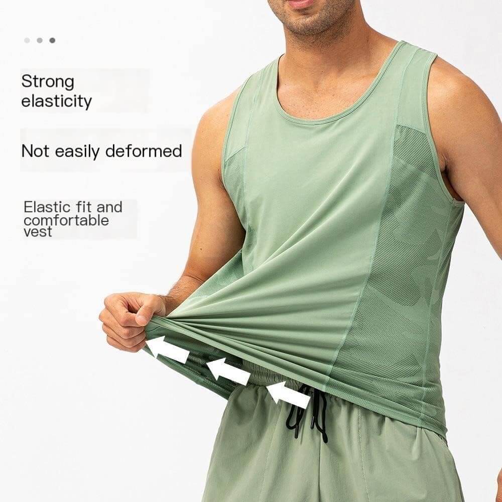 Whoelesale_Men_Sports_Vest_Loose_TShirt_supplier