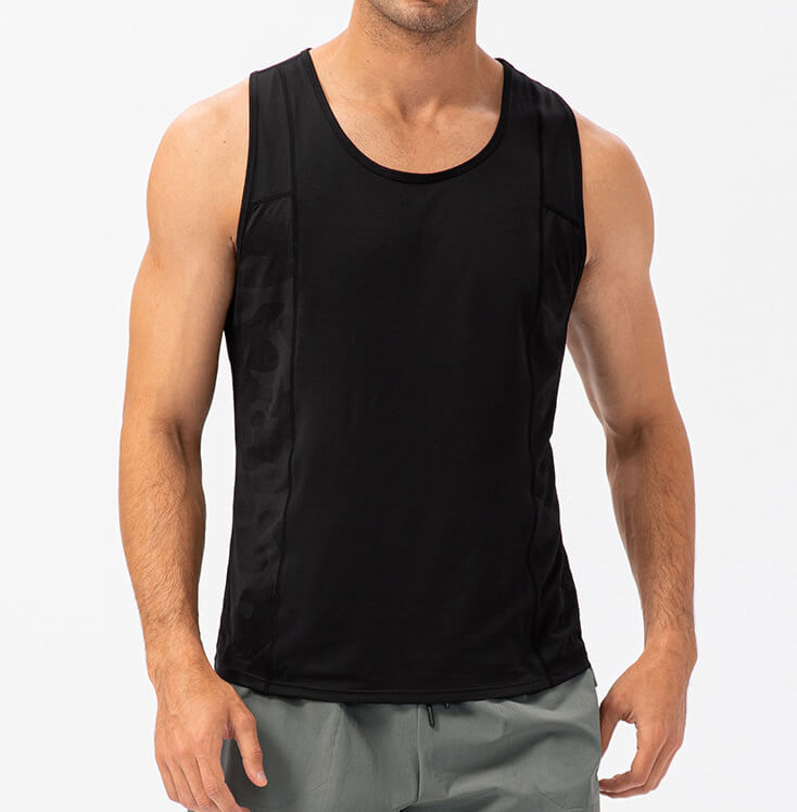 Whoelesale_Men_Sports_Vest_Loose_TShirt_supplier