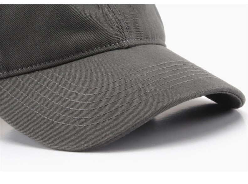 Wholesale Washed Cotton Adjustable Unisex Baseball Cap