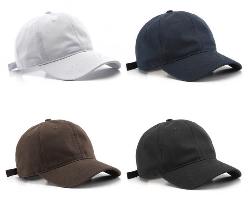 Wholesale Washed Cotton Adjustable Unisex Baseball Cap