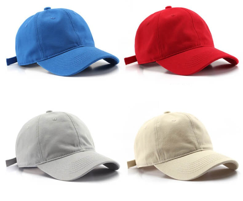 Wholesale Washed Cotton Adjustable Unisex Baseball Cap