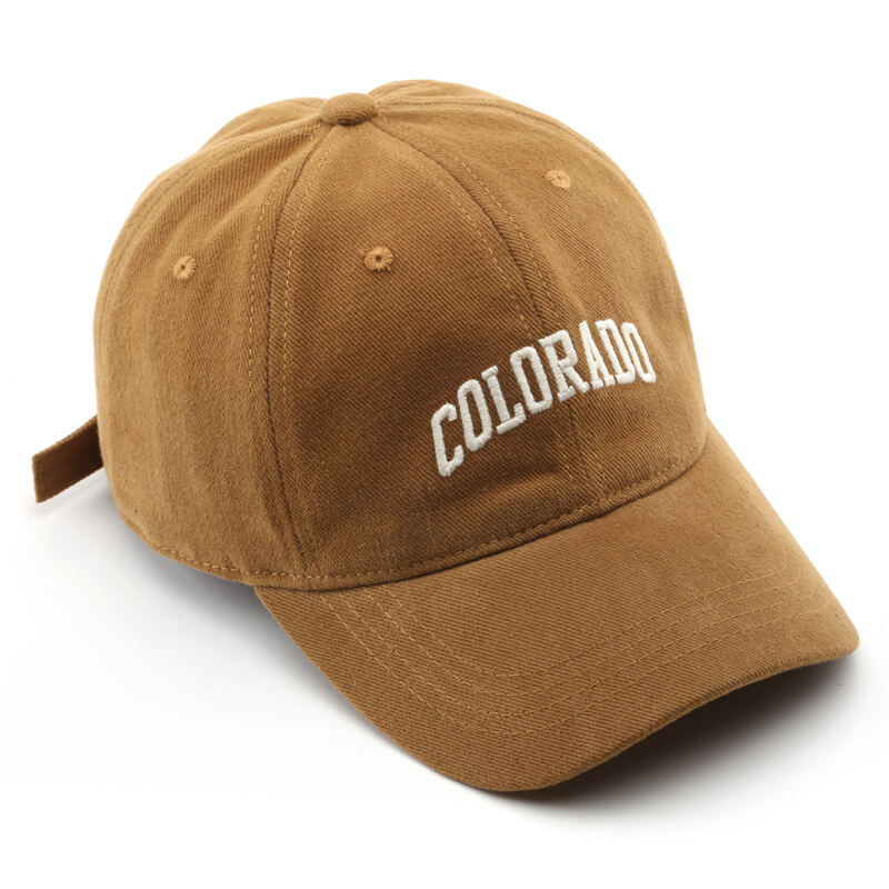 Wholesale_American_Style_Embroidered_COLORADO_Casual_Baseball_Cap_vendor