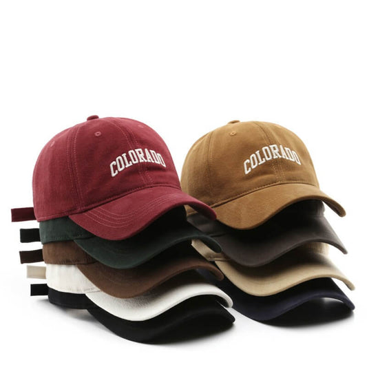 Wholesale_American_Style_Embroidered_COLORADO_Casual_Baseball_Cap_vendor