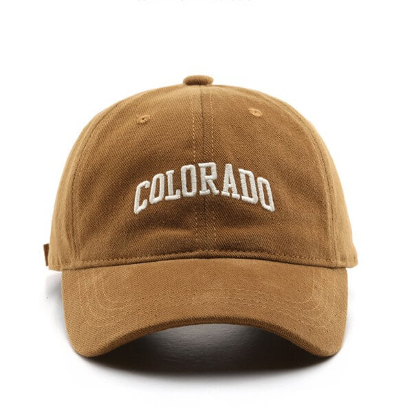 Wholesale_American_Style_Embroidered_COLORADO_Casual_Baseball_Cap_vendor