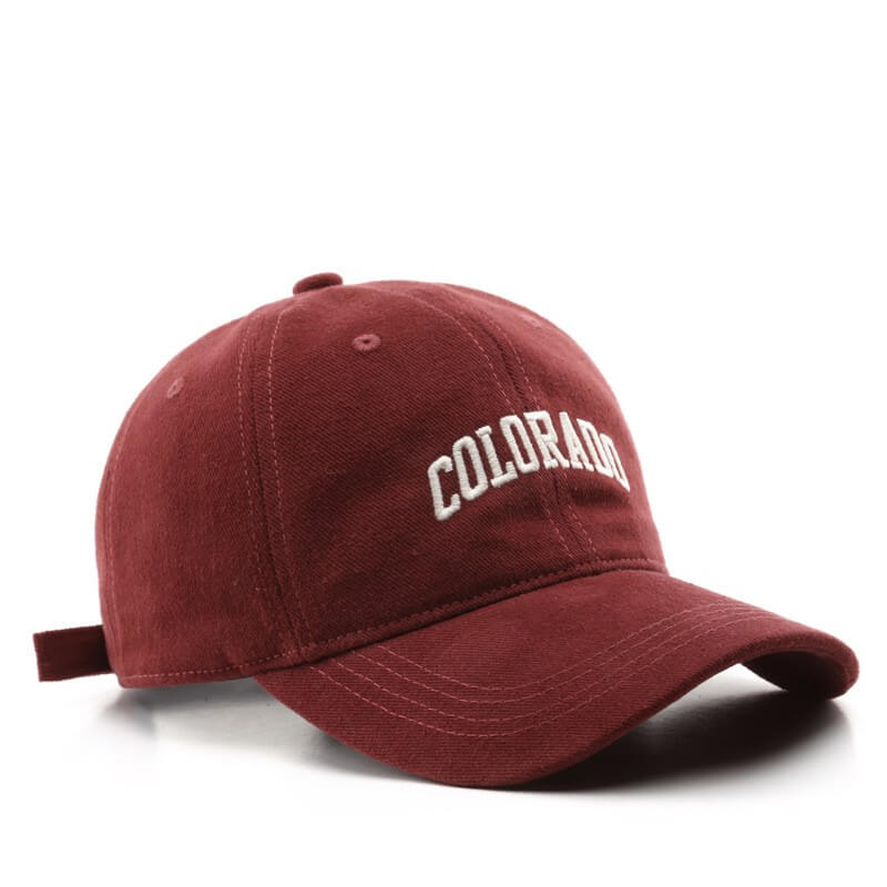 Wholesale_American_Style_Embroidered_COLORADO_Casual_Baseball_Cap_vendor