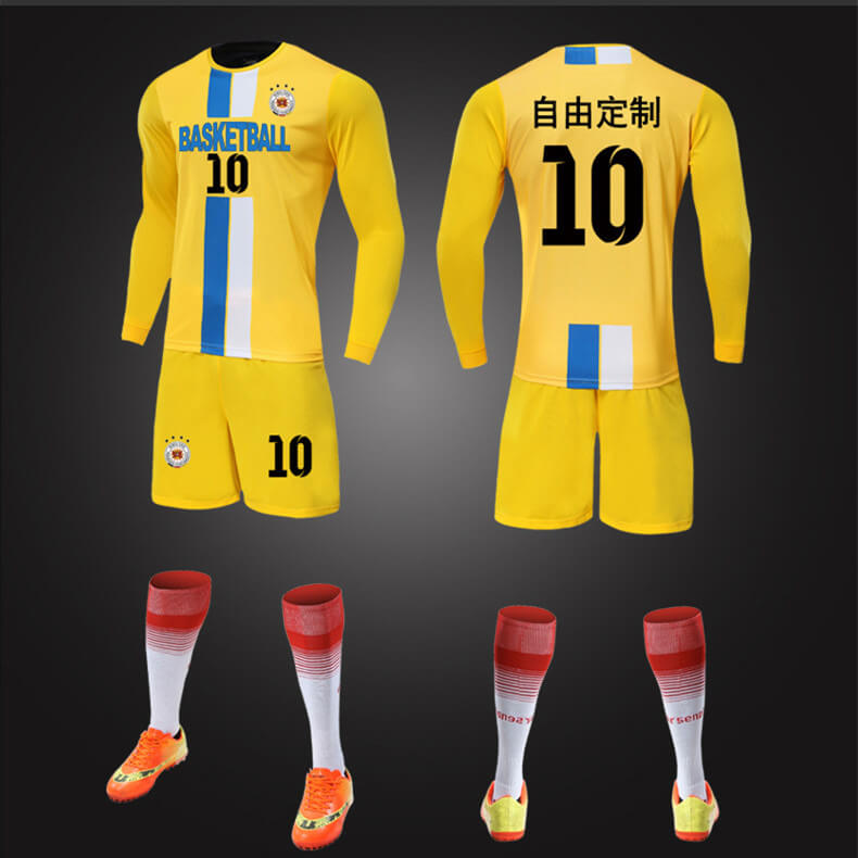 Wholesale_Custom_Logo_Yellow_Soccer_Goalie_Uniform_No_Minmum