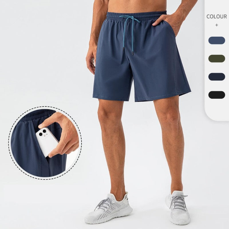 Wholesale_Mens_Dry_Fit_Running_Shorts_With_Zipper_Pockets