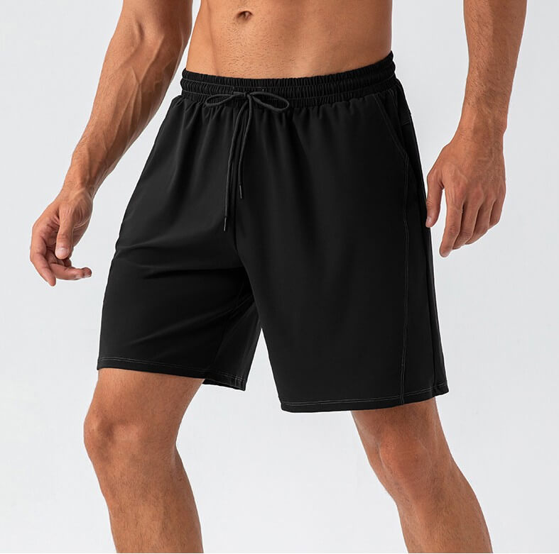 Wholesale_Mens_Dry_Fit_Running_Shorts_With_Zipper_Pockets