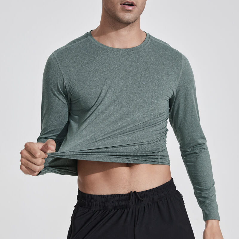 Wholesale_Mens_Long_Sleeve_Workout_Shirts_Loose_Fit_supplier
