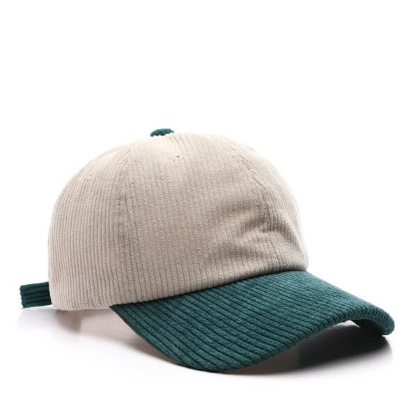 Wholesale_Retro_Corduroy_Peaked_Cap_Color_Blocking_Casual_Hats_maker