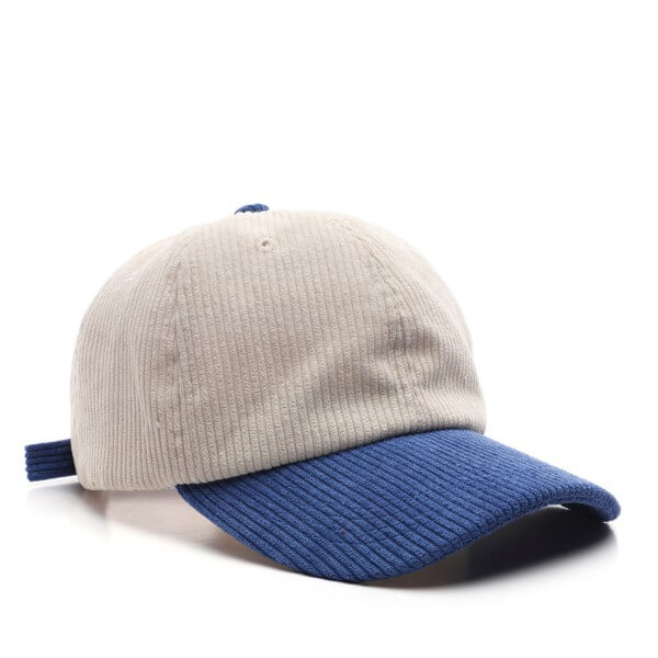 Wholesale_Retro_Corduroy_Peaked_Cap_Color_Blocking_Casual_Hats_maker