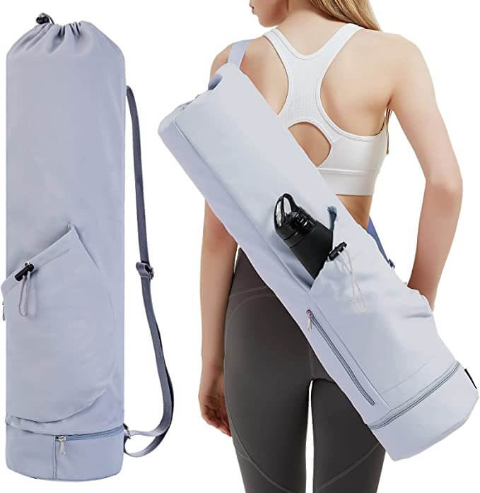 Wholesale_Yoga_Mat_Bag_with_Bottle_Pocket_for_Women_manufacturer