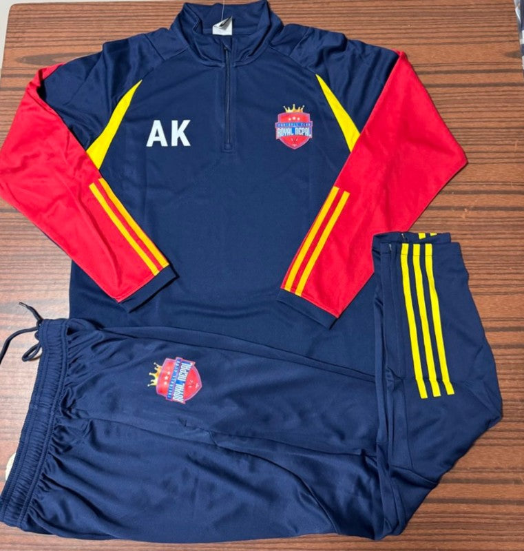 Wholesale_custom_Football_Long_Sleeves_Half_zipper_Uniforms_Sport_Training_Soccer_Training_Suit