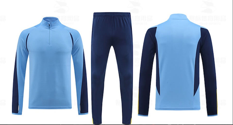 Wholesale_custom_Football_Long_Sleeves_Half_zipper_Uniforms_Sport_Training_Soccer_Training_Suit