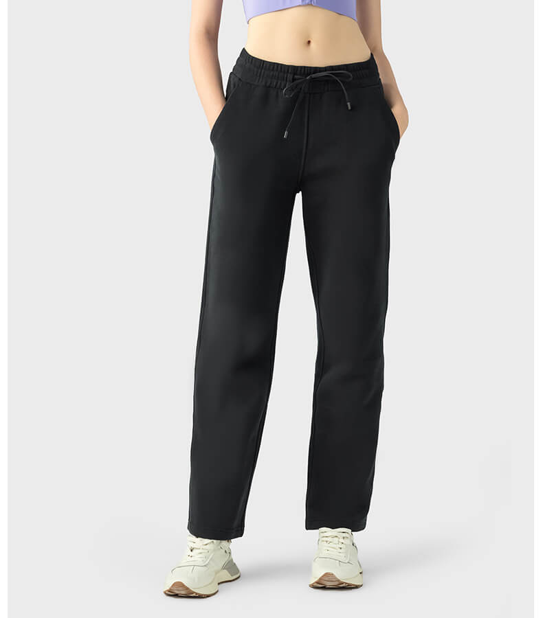 Women_Straight_Leg_Fleece_Sweatpants_Athletic_Pants