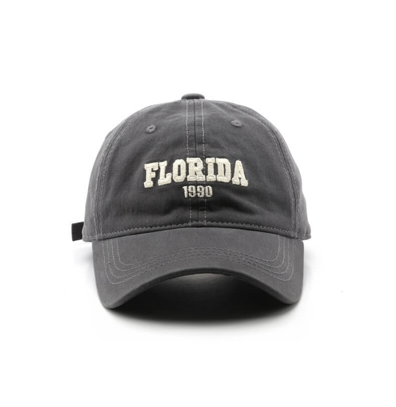 bulk_buy_Vintage_Embroidery_Florida_Baseball_Cap_Men_Women_vendor