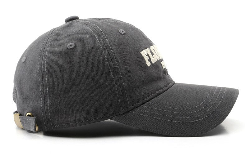 bulk_buy_Vintage_Embroidery_Florida_Baseball_Cap_Men_Women_vendor