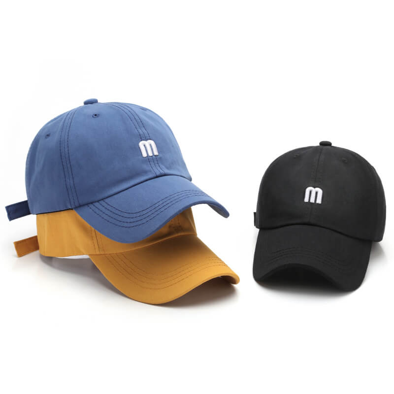 bulk_buy_Womens_Letter_M_Embroidered_Baseball_Caps_vendor