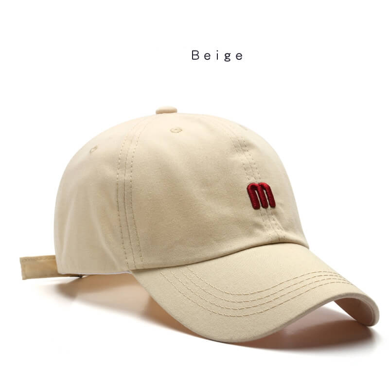 bulk_buy_Womens_Letter_M_Embroidered_Baseball_Caps_vendor