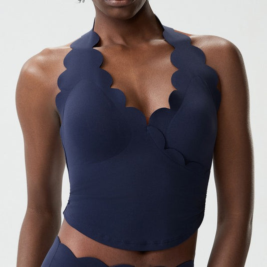private_label_V_Cut_Scallop_Halter_Bra_for_women