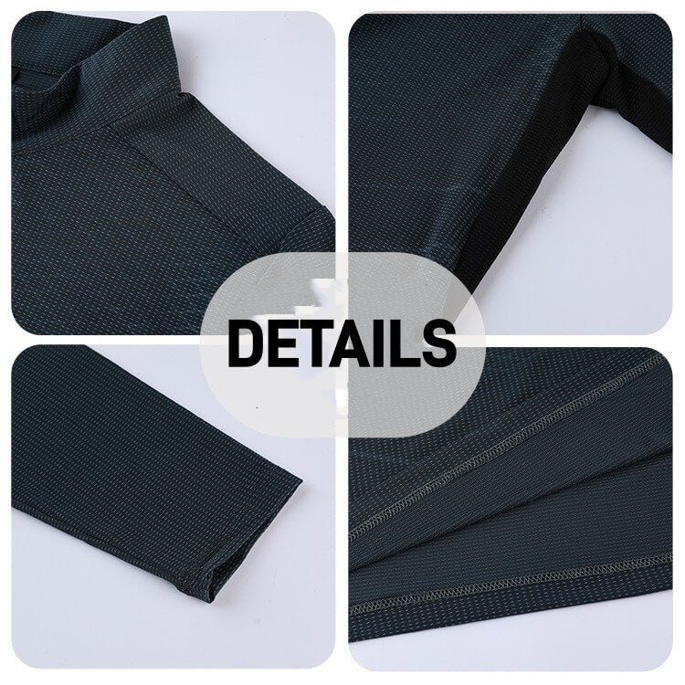 wholesale_Mens_Running_Quarter_Zips_Top_quick_dry_long_sleeve_shirt_supplier