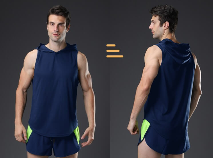 wholesale_Mens_Workout_Hooded_Tank_Tops_Pockets_Sleeveless_Hoodies