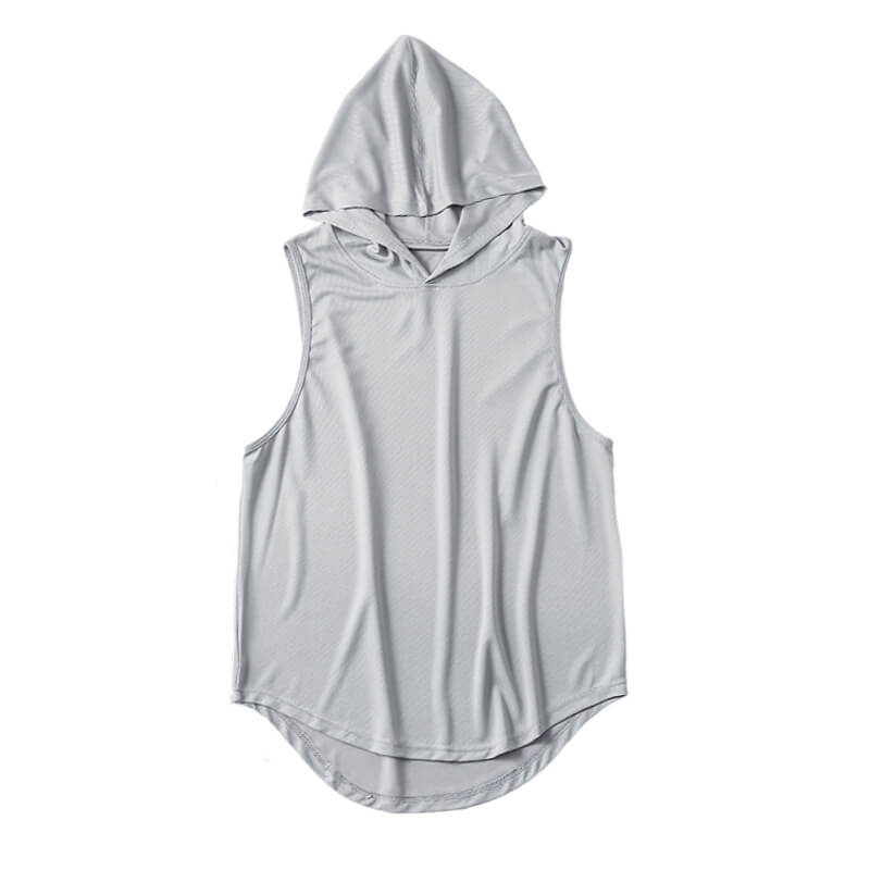 wholesale_Mens_Workout_Hooded_Tank_Tops_Pockets_Sleeveless_Hoodies