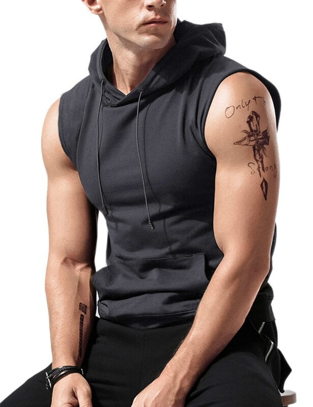 wholesale_Mens_Workout_Sleeveless_Hooded_Tank_Tops_with_pocket