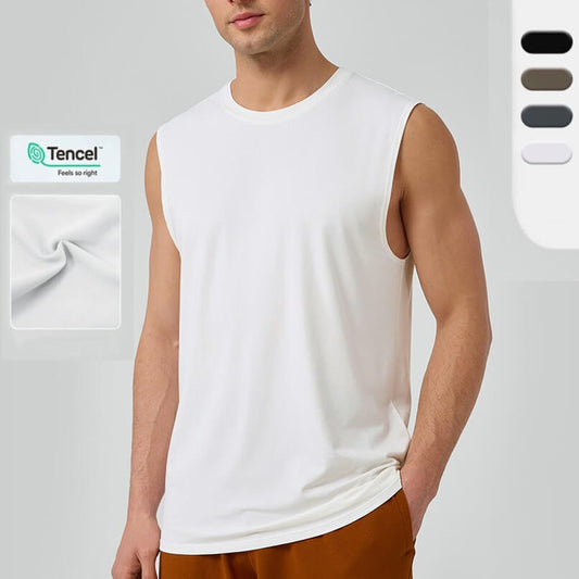 wholesale_Oversized_Breathable_Sleeveless_Sports_Tank_Top_Tencel