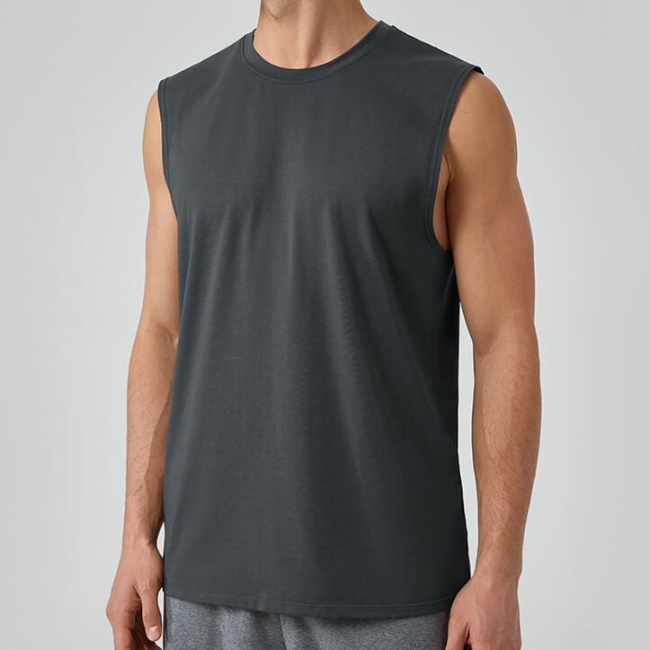 wholesale_Oversized_Breathable_Sleeveless_Sports_Tank_Top_Tencel
