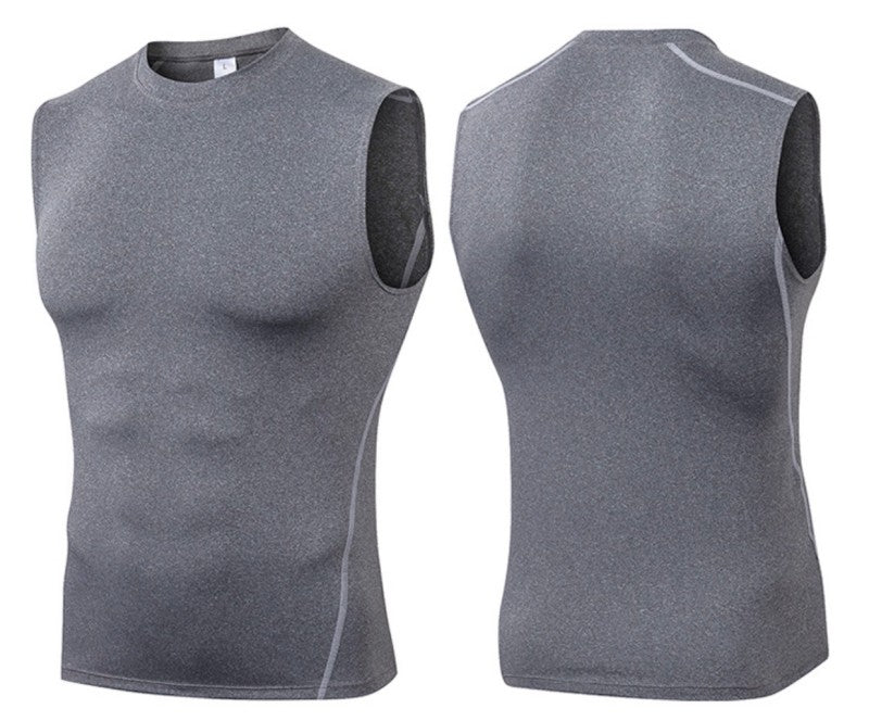 wholesale_Slim_Fit_Sleeveless_Compression_Tops_for_Men
