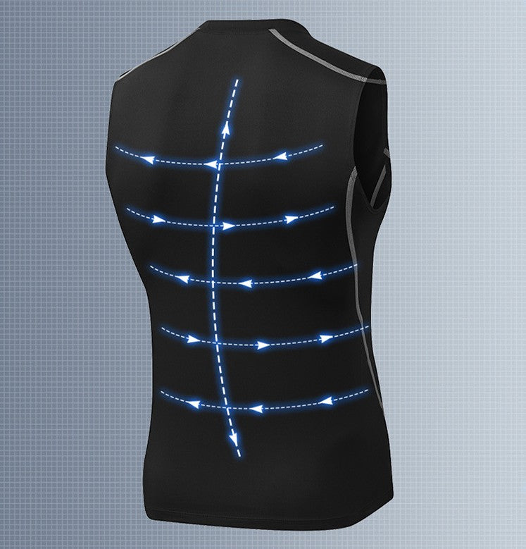 wholesale_Slim_Fit_Sleeveless_Compression_Tops_for_Men