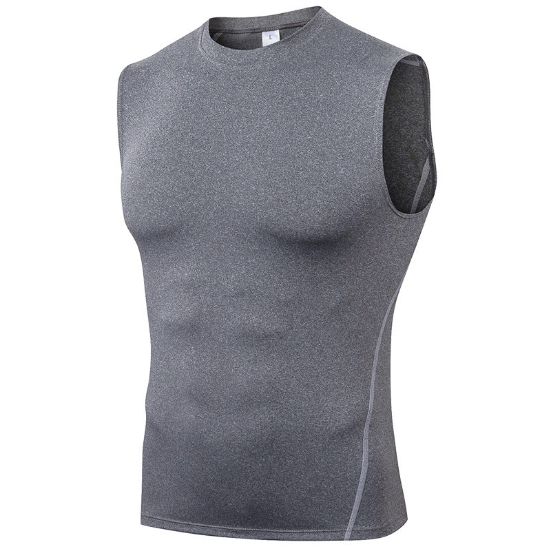wholesale_Slim_Fit_Sleeveless_Compression_Tops_for_Men