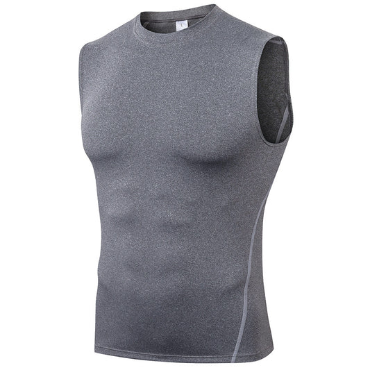 wholesale_Slim_Fit_Sleeveless_Compression_Tops_for_Men