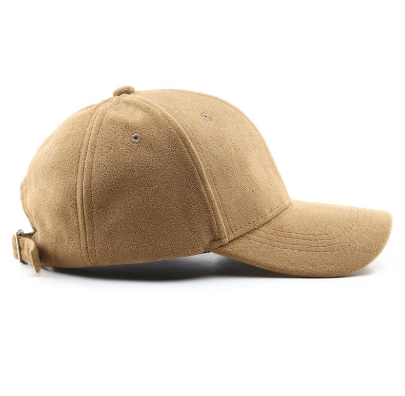wholesale_Unisex_Lamb_wool_Baseball_Cap_Classic_Solid_Color_Baseball_Cap_vendor