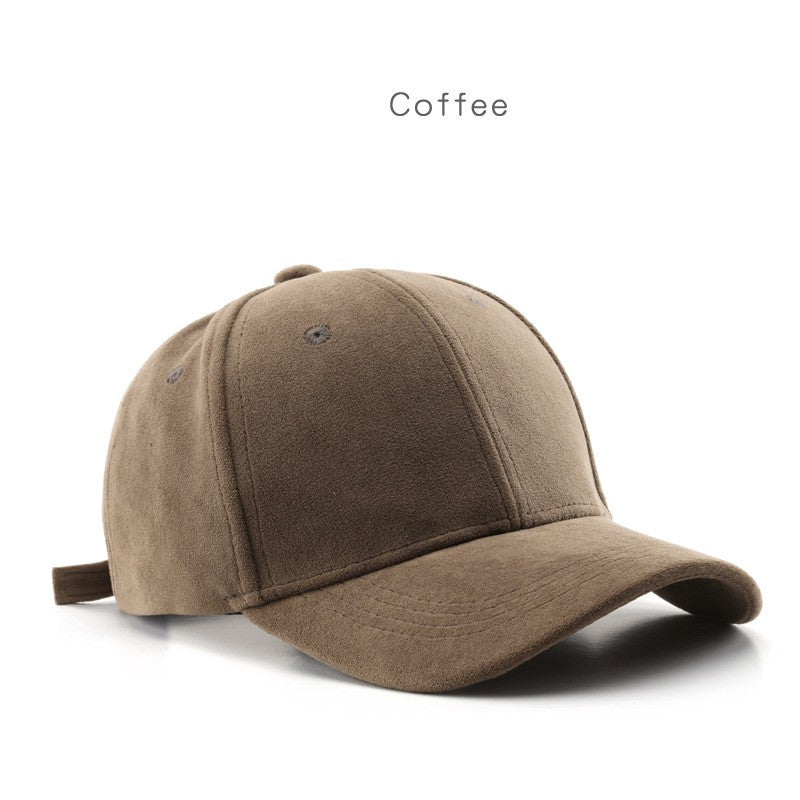 wholesale_Unisex_Lamb_wool_Baseball_Cap_Classic_Solid_Color_Baseball_Cap_vendor