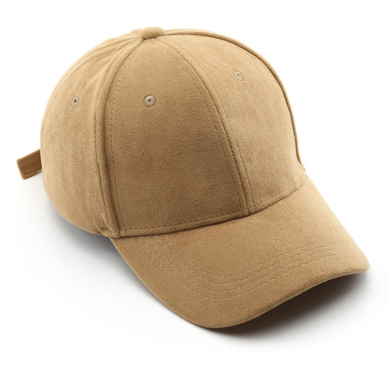 wholesale_Unisex_Lamb_wool_Baseball_Cap_Classic_Solid_Color_Baseball_Cap_vendor