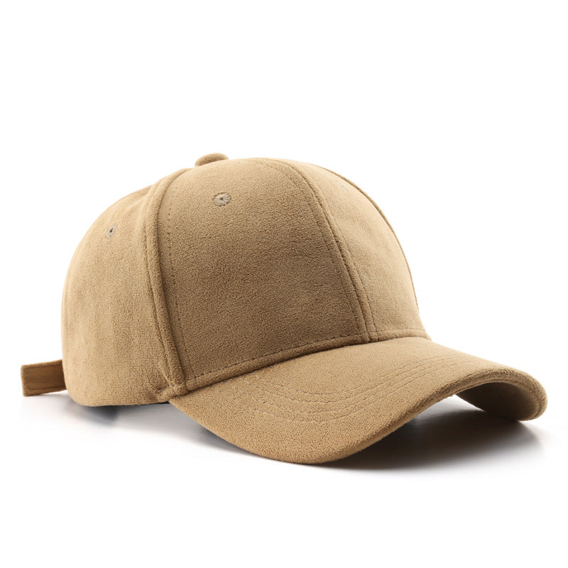 wholesale_Unisex_Lamb_wool_Baseball_Cap_Classic_Solid_Color_Baseball_Cap_vendor
