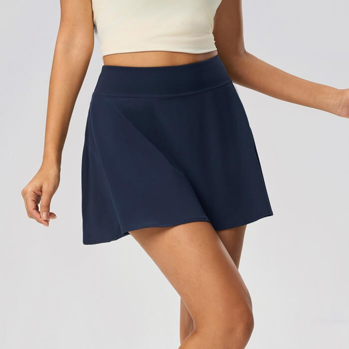 wholesale_Womens_Pleated_Tennis_Skirt_with_Pockets_High_Waisted