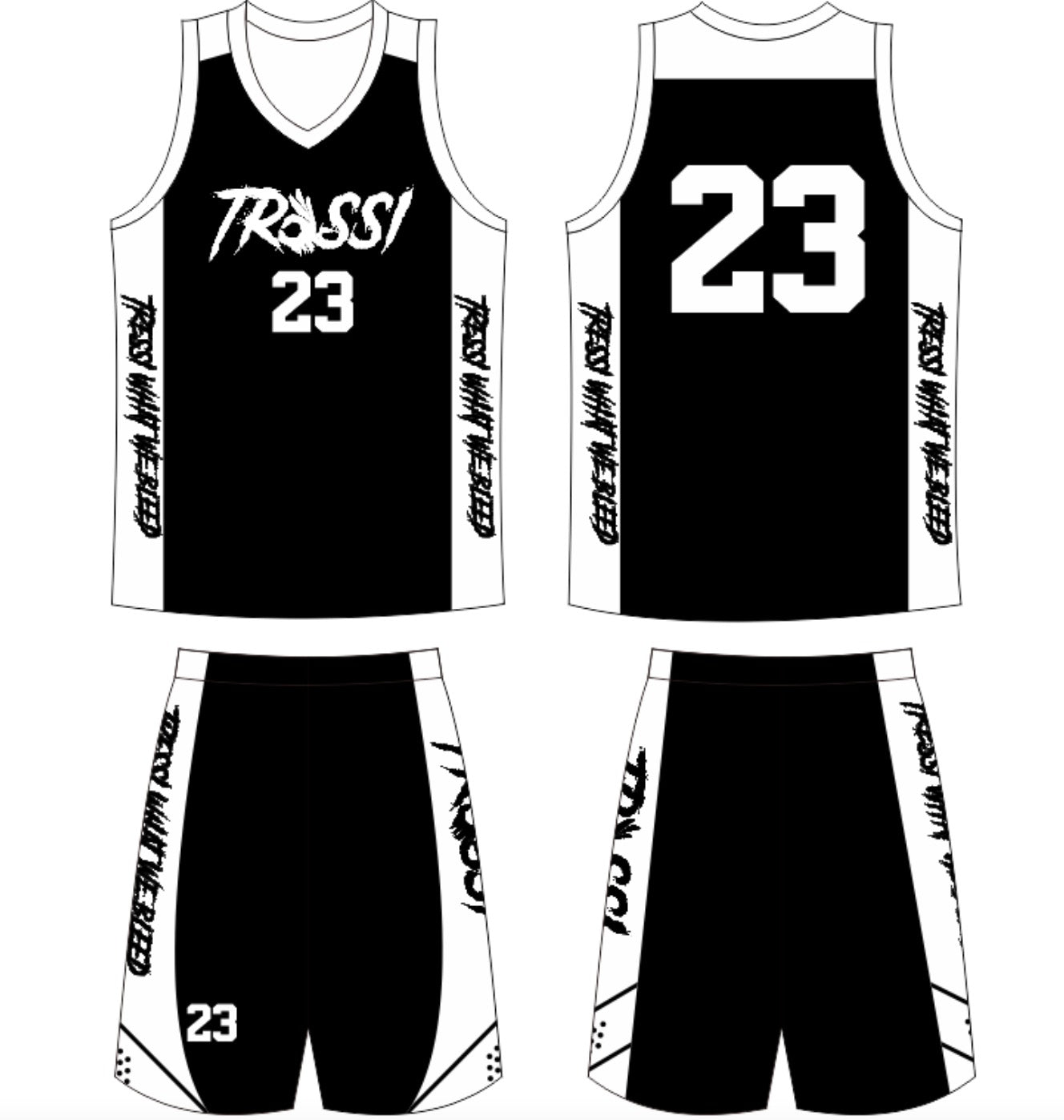 wholesale_black_white_custom_basketball_team_uniforms_vendor