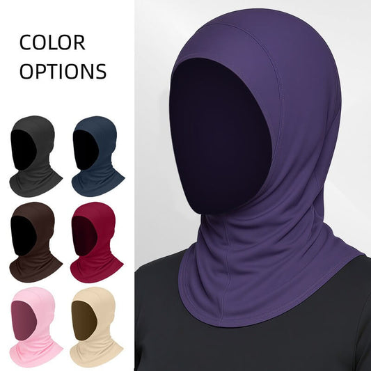 wholesale_custom_logo_Sun_Protection_Head_Cover_Milk_Silk_Middle_Eastern_Hijab_Breathable_Headwrap