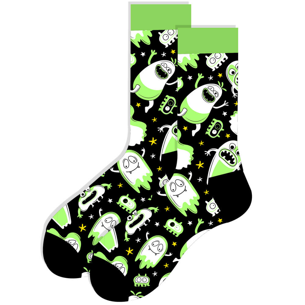 wholesale_halloween_socks_Skeleton_Pumpkin_Socks_vendor